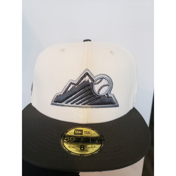 Colorado Rockies Hat Cap 2021 All Star Game Patch 59Fifty Size 8 White New Era